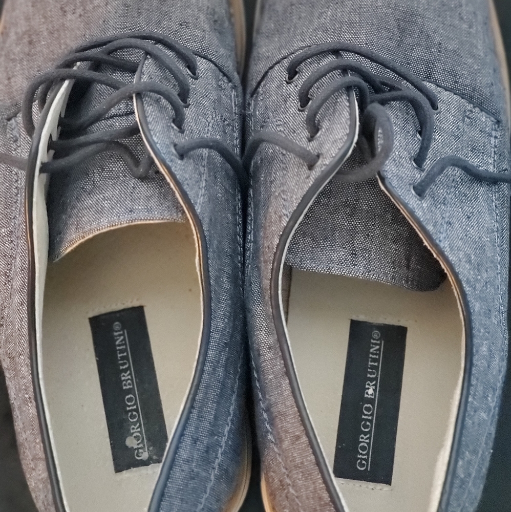 Georgio Brutini Denim Shoes size 12 - Picture 4 of 4